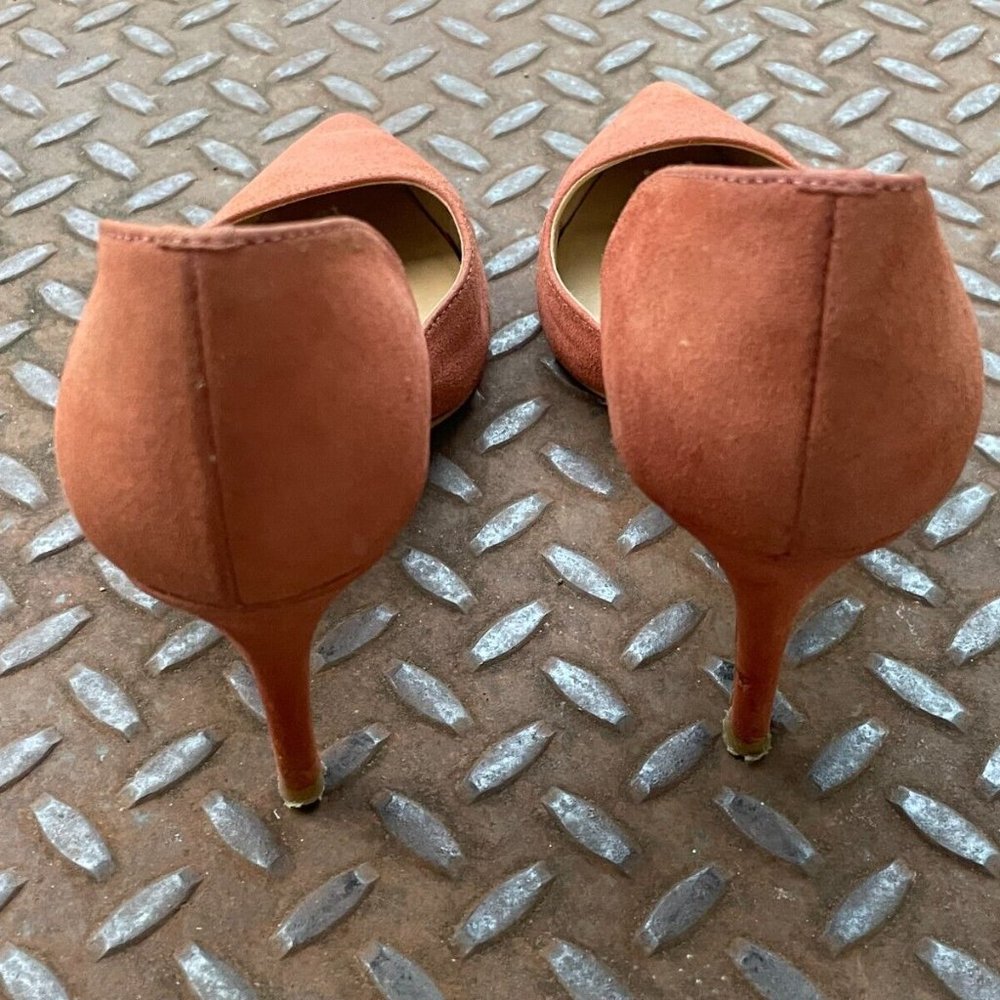 Banana Republic Women Heels Sandal Shoes Brown Leather Upper Pump Size 6.5M - Picture 7 of 10